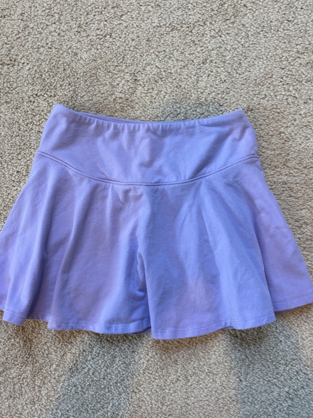 Girls Lilac Flared Skort